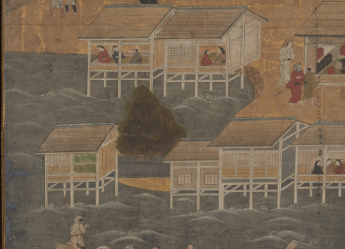 Japan%2C%20unknown%20workshop%2C%20%3Cb%3E%3Ci%3E%20Festivals%20at%20Itsukushima%20and%20Hie%20Sanno%20Shrines%3C%2Fi%3E%3C%2Fb%3E%2C%201620s%2C%20pair%20of%20six-panel%20screens%3B%20ink%2C%20mineral%20colors%2C%20and%20gold%20and%20silver%20leaf%20on%20paper%2C%20Museum%20Purchase%3A%20Helen%20Thurston%20Ayer%20Fund%2C%20public%20domain%2C%2053.6A%2CB